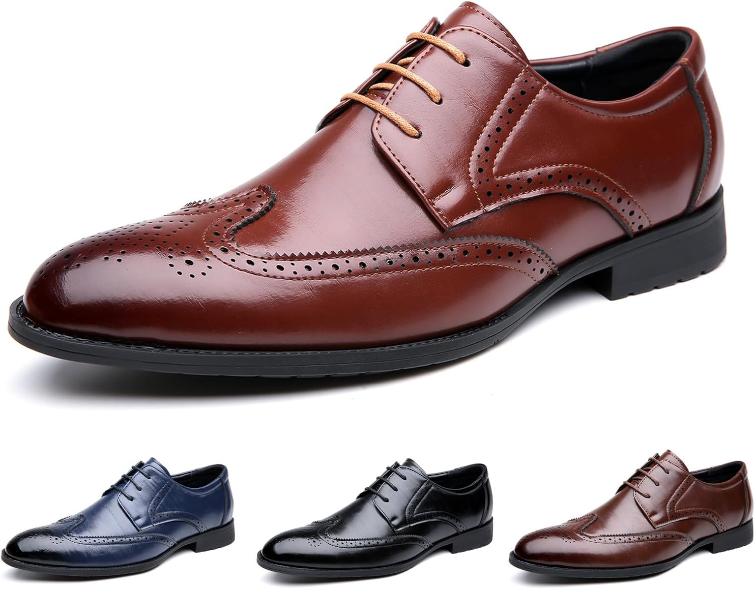 Мужские кожаные оксфорды с крыльями, узорчатые броги, формальные, с толстым каблуком, классические заостренные носки, низкие, на шнуровке, с низким каблуком, деловые оксфорды для работы и свадьбы Nsneond, коричневый
Мужские кожаные оксфорды с крыльями, узорчатые броги, формальные, с толстым каблуком, классические заостренные носки, низкие, на шнуровке, с низким каблуком, деловые оксфорды для работы и свадьбы Nsneond, коричневый
