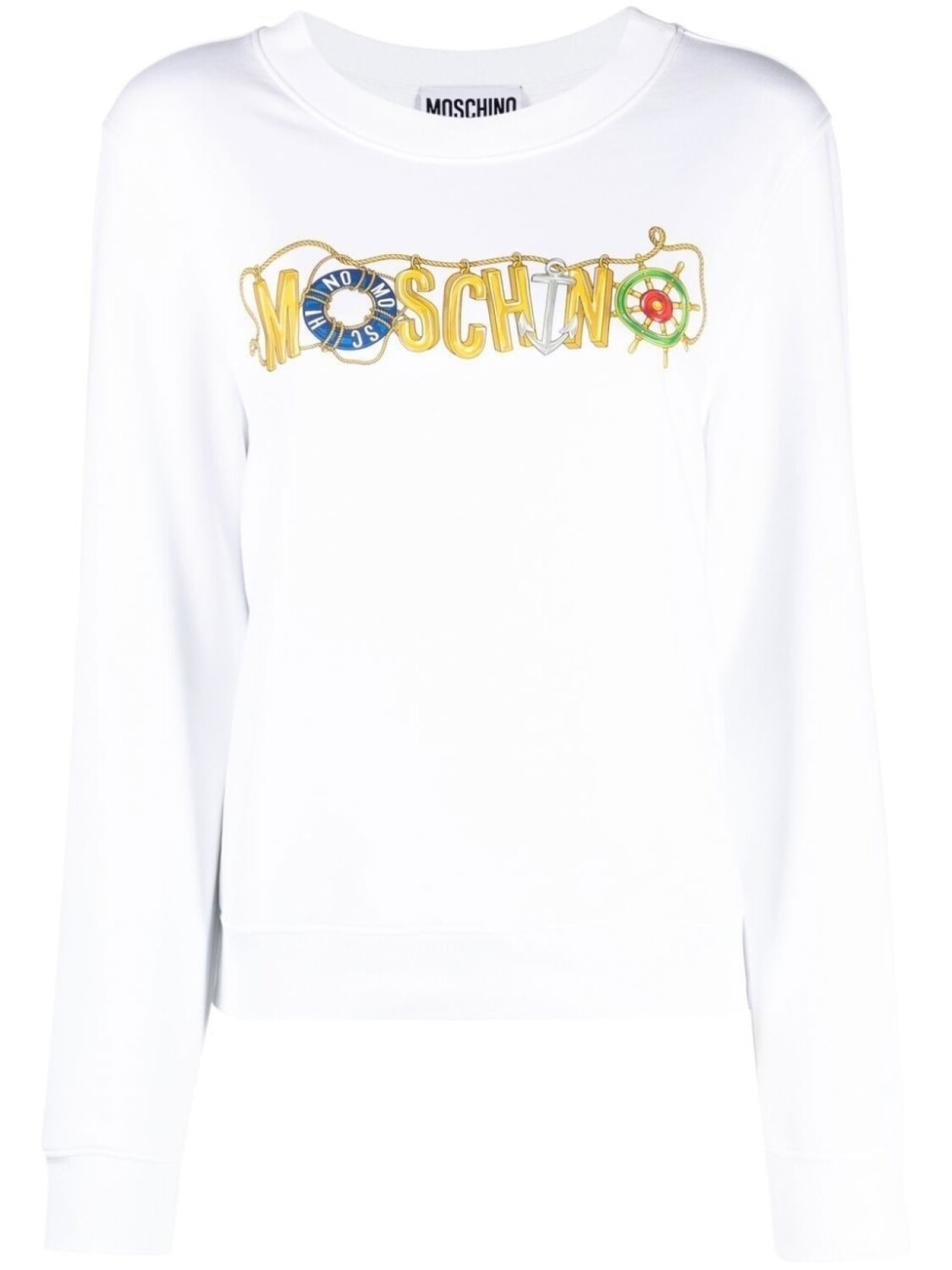 Moschino толстовка с логотипом, белый
Moschino толстовка с логотипом, белый