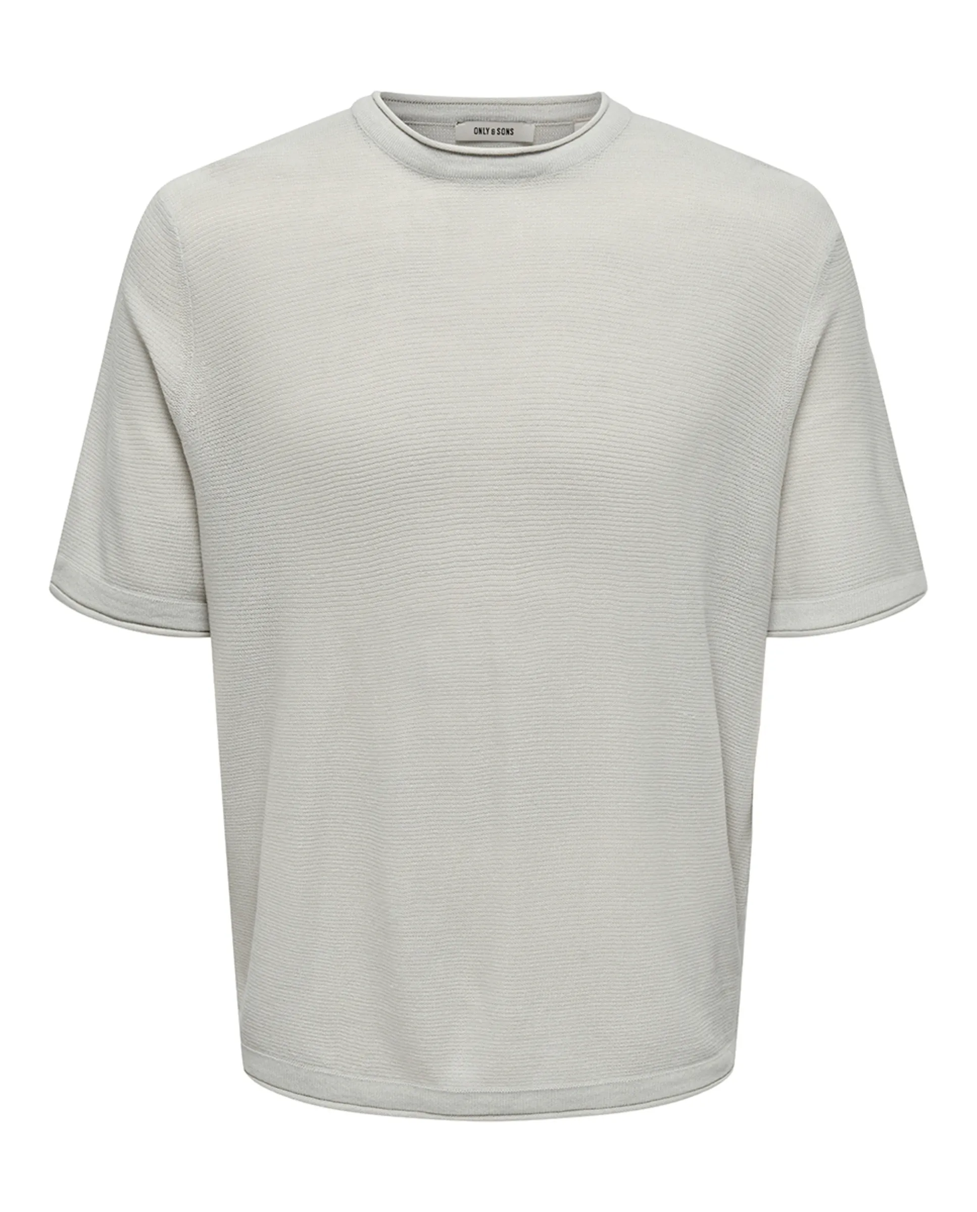 Мужской свитер из трикотажа с коротким рукавом. Свободный крой. Only & Sons, бежевый
Мужской свитер из трикотажа с коротким рукавом. Свободный крой. Only & Sons, бежевый