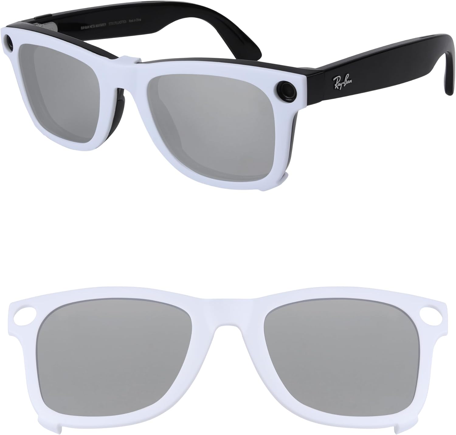 Поляризованные накладные солнцезащитные очки Ray-Ban Meta Wayfarer RW4008 и Gen 2 RW4012, размер Large 53-22, для мужчин и женщин, с защитой от УФ-излучения HILEEN, Silver
Поляризованные накладные солнцезащитные очки Ray-Ban Meta Wayfarer RW4008 и Gen 2 RW4012, размер Large 53-22, для мужчин и женщин, с защитой от УФ-излучения HILEEN, Silver