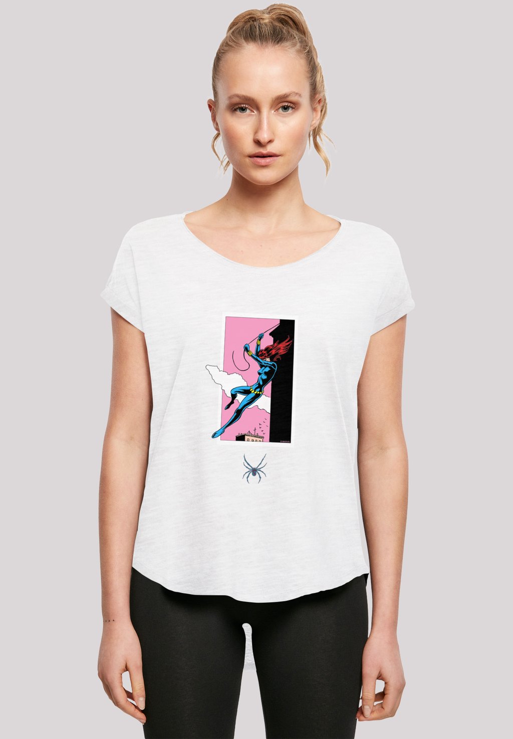 Футболка с принтом MARVEL COMICS BLACK WIDOW ROOF JUMP F4NT4STIC, белый
Футболка с принтом MARVEL COMICS BLACK WIDOW ROOF JUMP F4NT4STIC, белый