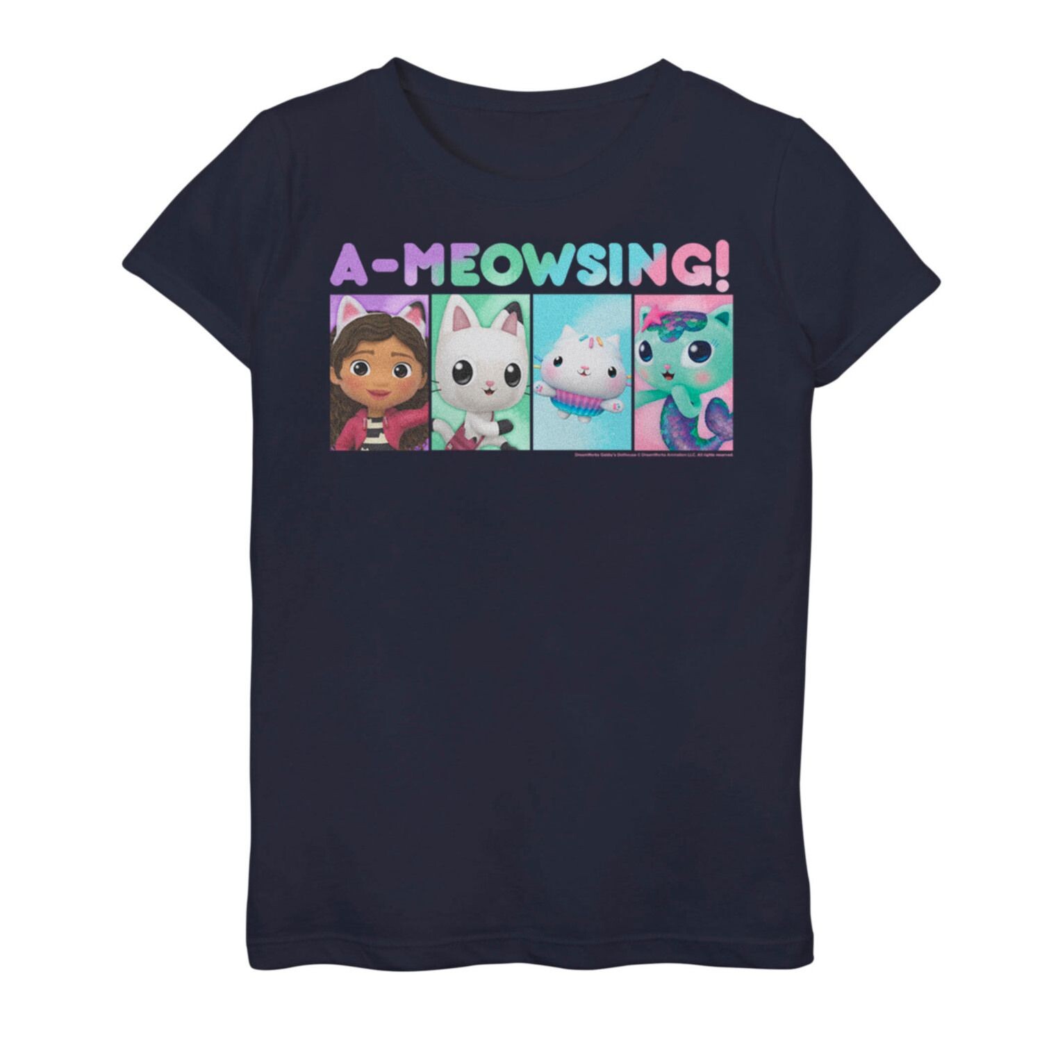 Девочки 7–16 лет. Кукольный домик Габби «Мяу-мяу!» Групповая футболка с графическим рисунком Licensed Character
Девочки 7–16 лет. Кукольный домик Габби «Мяу-мяу!» Групповая футболка с графическим рисунком Licensed Character