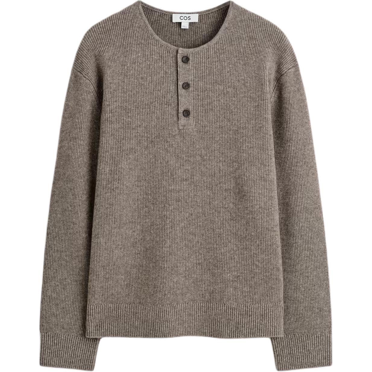 COS Мужской трикотаж, бежевый, воротник Генри, средней толщины, другие цвета
COS Мужской трикотаж, бежевый, воротник Генри, средней толщины, другие цвета