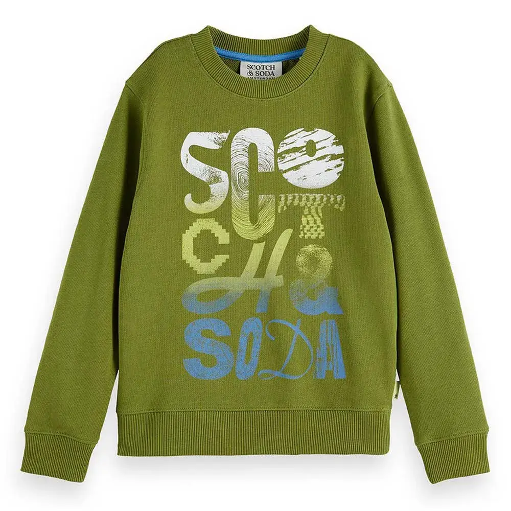 Толстовка Scotch & Soda Regular Fit Front Artwork, зеленый
Толстовка Scotch & Soda Regular Fit Front Artwork, зеленый