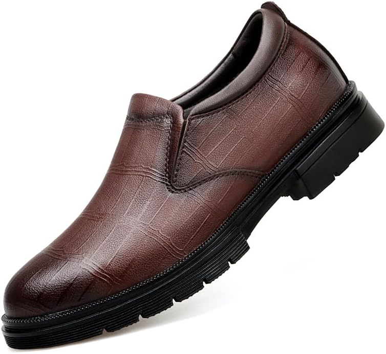 Мужские кожаные оксфорды, деловые повседневные офисные туфли, модные классические туфли без шнурков для официальных мероприятий Meixi Mobile, коричневый
Мужские кожаные оксфорды, деловые повседневные офисные туфли, модные классические туфли без шнурков для официальных мероприятий Meixi Mobile, коричневый