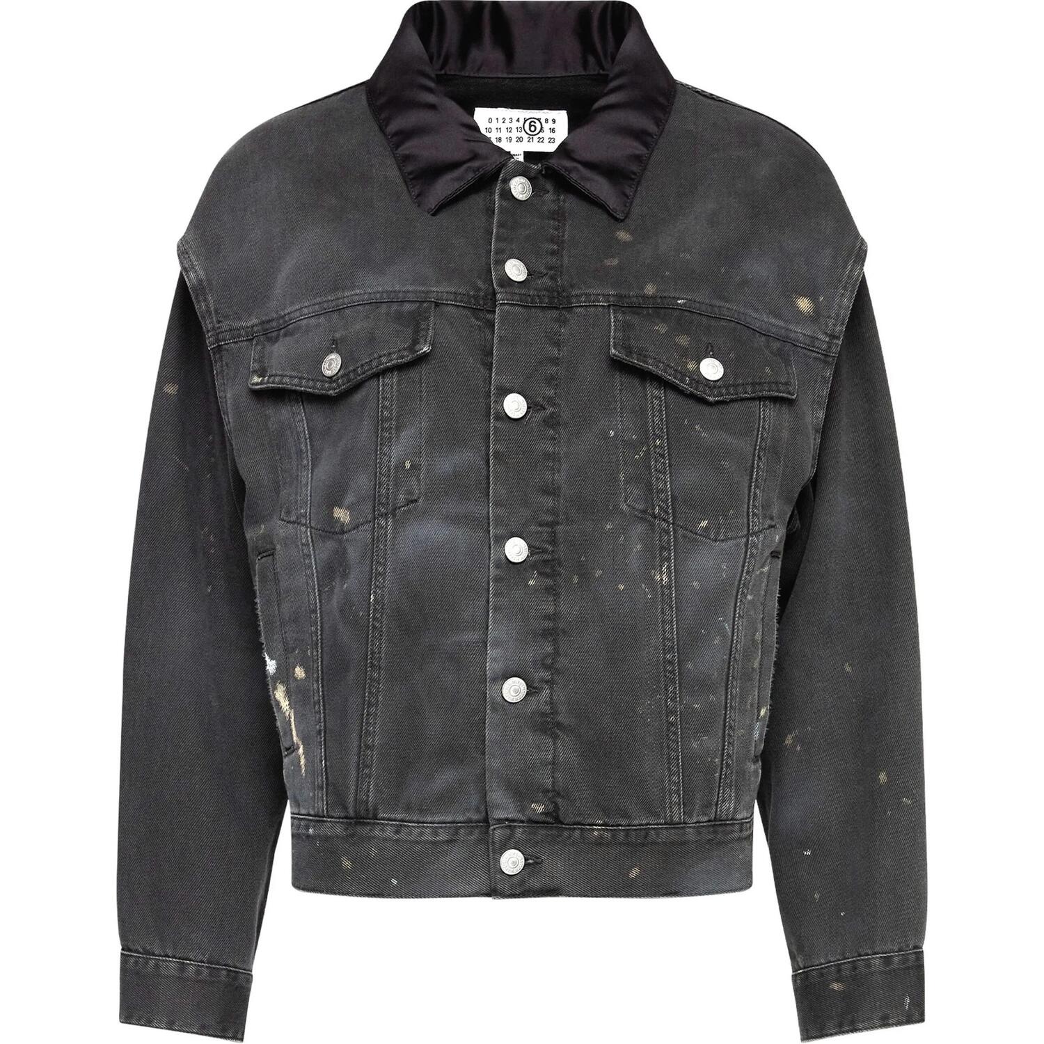 Хлопковая куртка MM6 Maison Margiela, черный
Хлопковая куртка MM6 Maison Margiela, черный