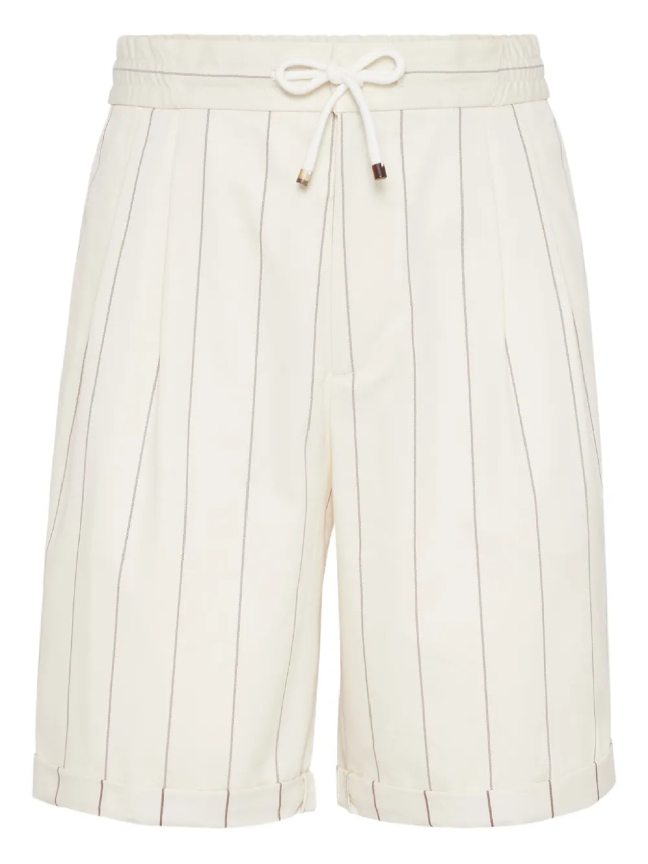 Brunello Cucinelli полосатые шорты-бермуды, белый
Brunello Cucinelli полосатые шорты-бермуды, белый