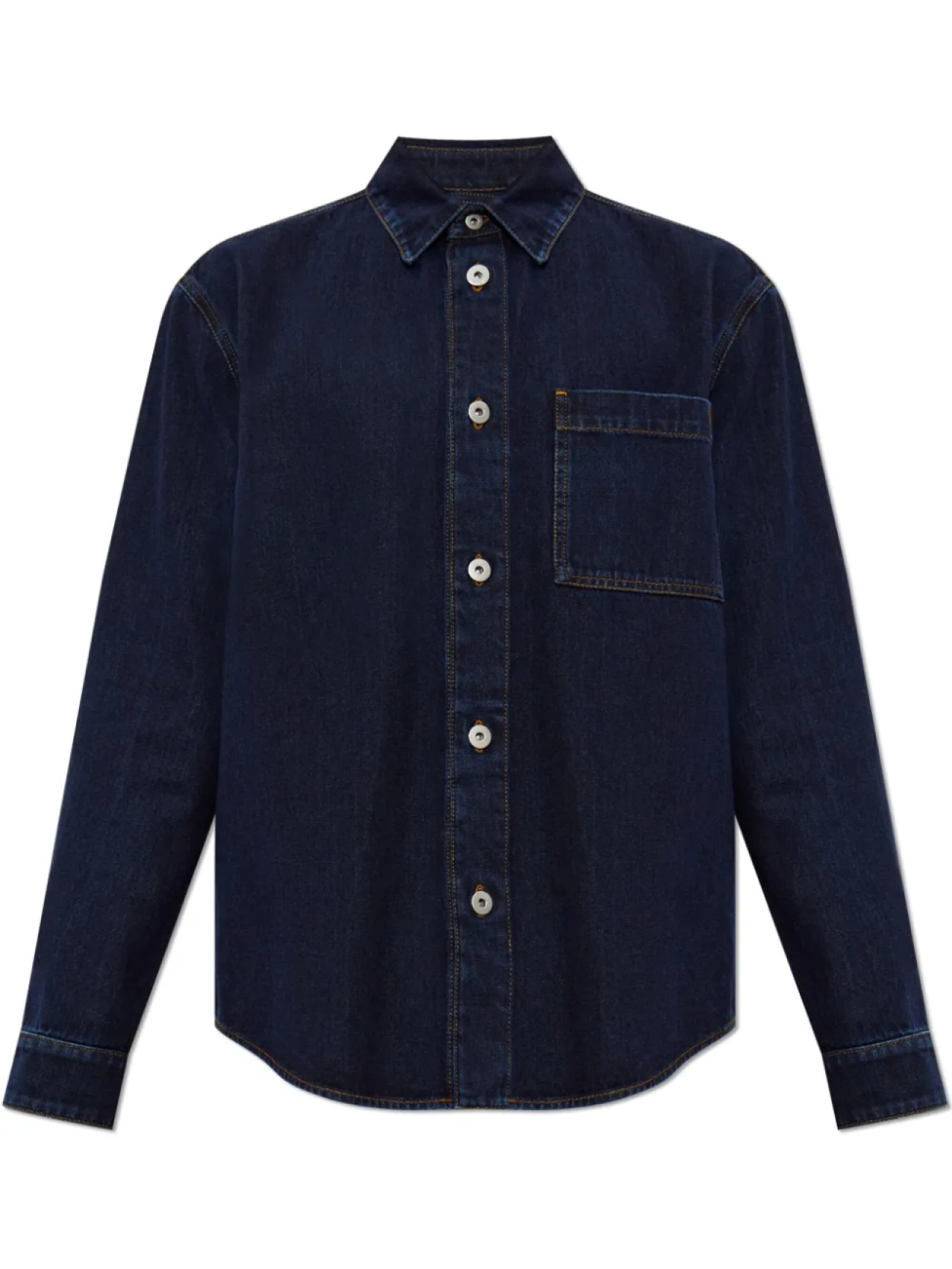 Рубашка с вышитым логотипом Burberry, синий
Рубашка с вышитым логотипом Burberry, синий