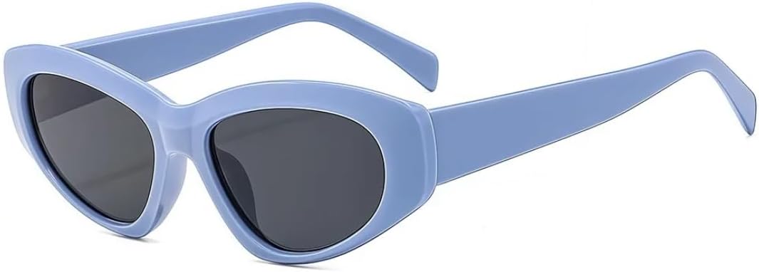 Модные ретро-солнцезащитные очки «кошачий глаз» для женщин, с индивидуальным дизайном, желейного цвета, простые повседневные, для мужчин, с защитой от УФ-излучения UV400 UATXTAU, Blue Black
Модные ретро-солнцезащитные очки «кошачий глаз» для женщин, с индивидуальным дизайном, желейного цвета, простые повседневные, для мужчин, с защитой от УФ-излучения UV400 UATXTAU, Blue Black