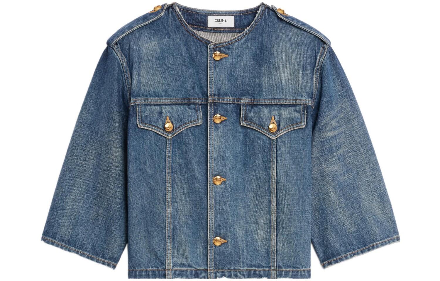 Пальто укороченное Celine женское, синий
Пальто укороченное Celine женское, синий