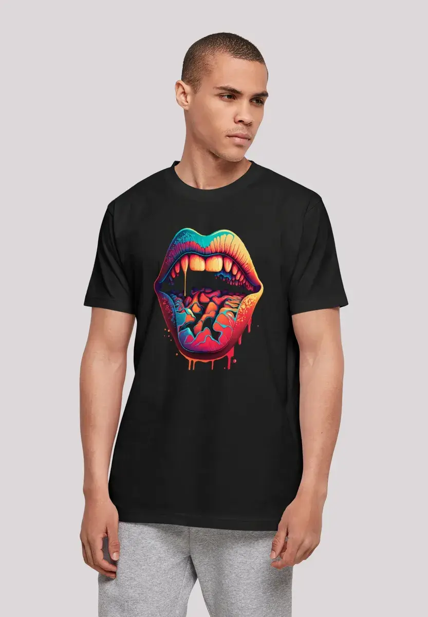 F4NT4STIC Футболка "Drooling Lips TEE UNISEX", принт, черный
F4NT4STIC Футболка "Drooling Lips TEE UNISEX", принт, черный