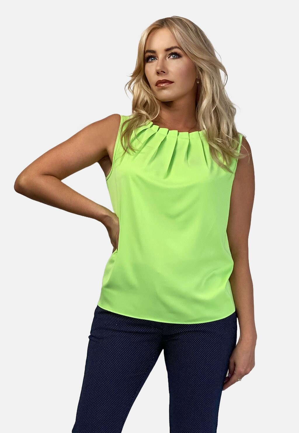 Топ WITH PLEATS REGINA FASHION, цвет neon green
Топ WITH PLEATS REGINA FASHION, цвет neon green