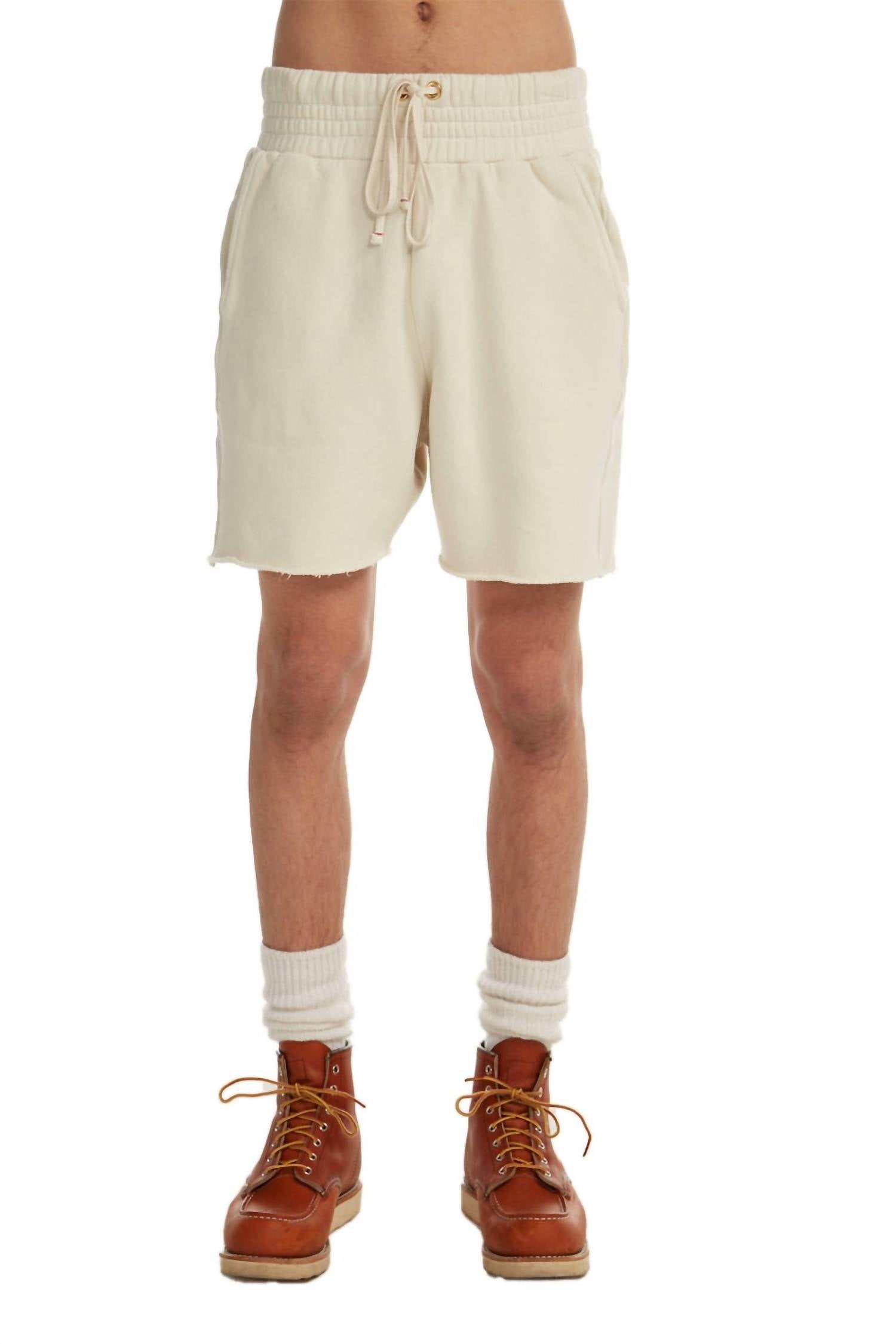 Яхтенные шорты цвета слоновой кости LES TIEN 
Яхтенные шорты цвета слоновой кости LES TIEN