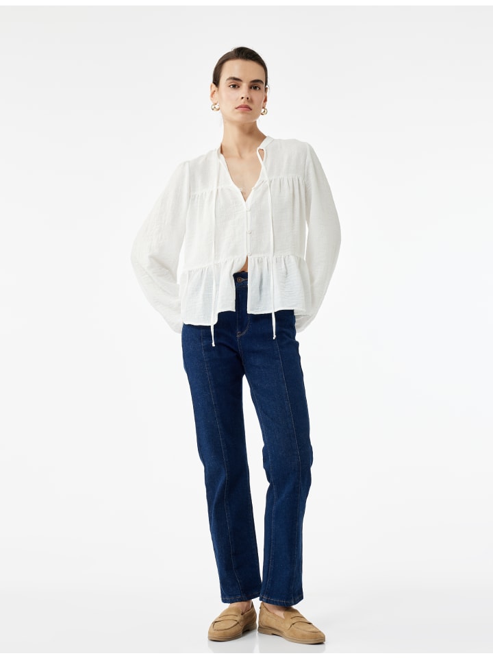 Брюки цвета темного индиго KOTON
Брюки цвета темного индиго KOTON