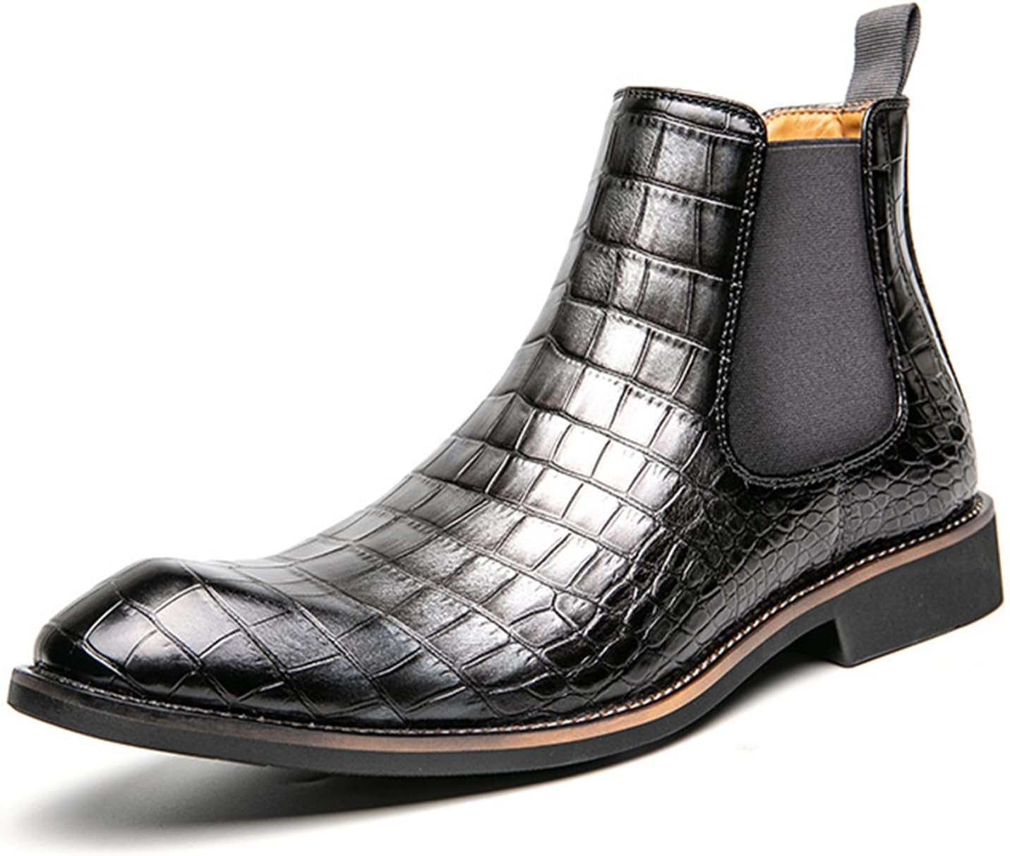 Мужские кожаные высокие ботинки Челси с принтом, без шнурков, модный британский стиль, заостренный носок, эластичная резинка, ботинки до щиколотки, деловые повседневные оксфорды Glbdu, серый
Мужские кожаные высокие ботинки Челси с принтом, без шнурков, модный британский стиль, заостренный носок, эластичная резинка, ботинки до щиколотки, деловые повседневные оксфорды Glbdu, серый