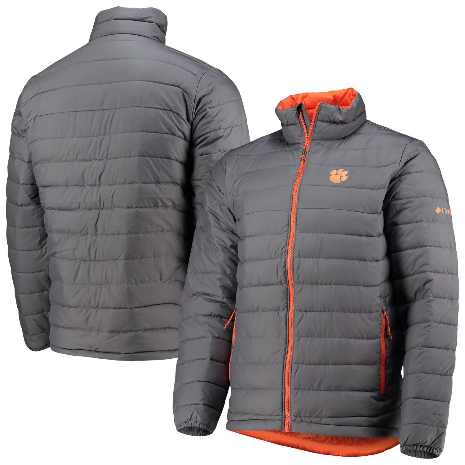 Мужская куртка Columbia Grey Clemson Tigers Powder Lite со светоотражающей пропиткой и молнией во всю длину
Мужская куртка Columbia Grey Clemson Tigers Powder Lite со светоотражающей пропиткой и молнией во всю длину