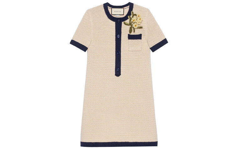 Платье женское Gucci с короткими рукавами, кремовый / черный
Платье женское Gucci с короткими рукавами, кремовый / черный