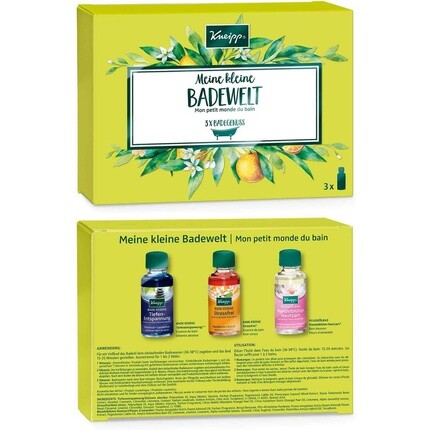 Подарочный набор для ванны My Little Bath World 3 x 20 мл, Kneipp
Подарочный набор для ванны My Little Bath World 3 x 20 мл, Kneipp