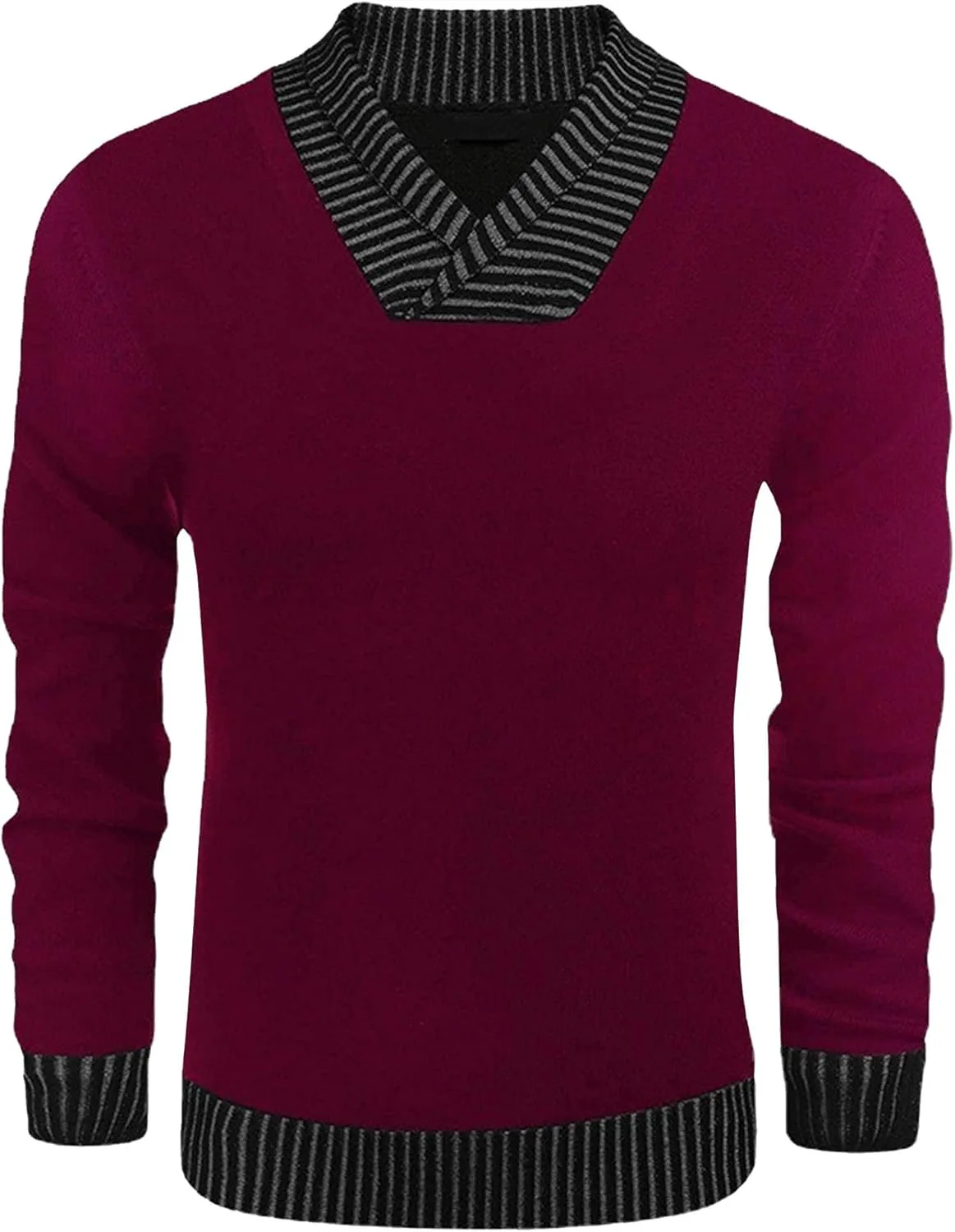 Мужской вязаный свитер с шалью и V-образным вырезом JEShifangjiusu
Мужской вязаный свитер с шалью и V-образным вырезом JEShifangjiusu