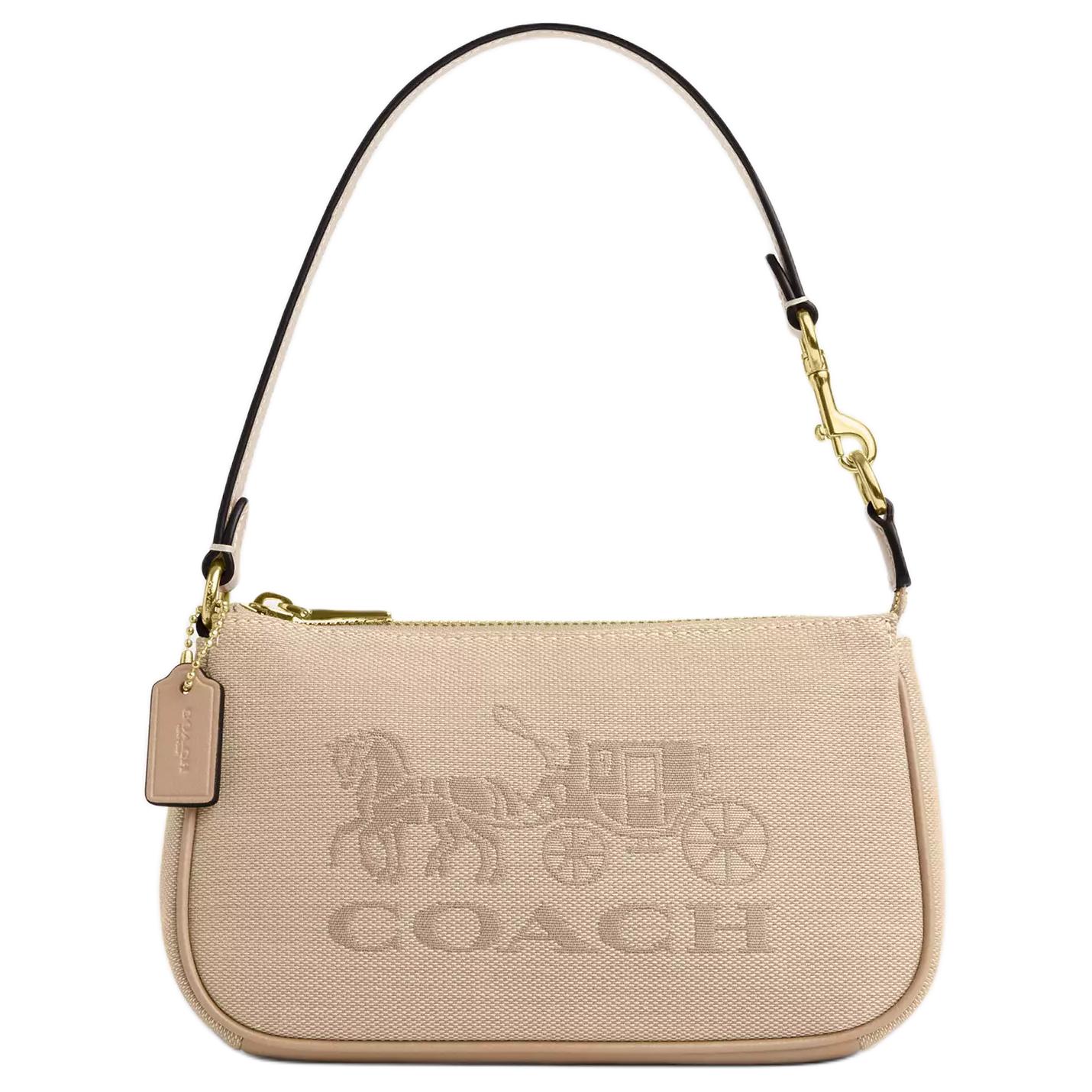 COACH Сумка через плечо из холста с кожаными вставками
COACH Сумка через плечо из холста с кожаными вставками