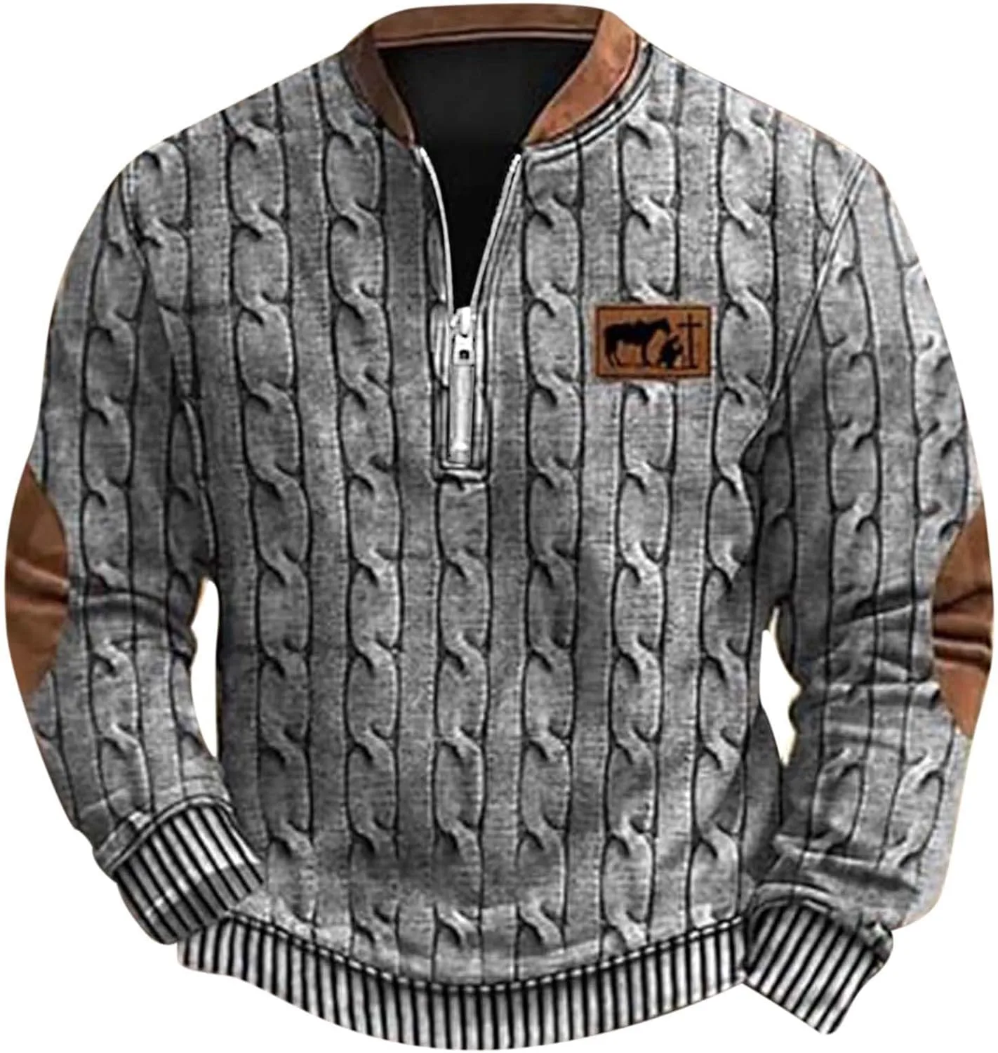 Мужская худи Vintage с 3D-принтом и 1/4 молнией
Мужская худи Vintage с 3D-принтом и 1/4 молнией