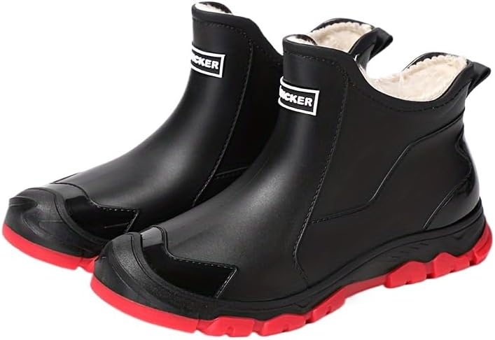 Водонепроницаемые утепленные резиновые сапоги с противоскользящей подошвой, подкладкой из ПВХ и ткани, с круглым носком для активного отдыха на улице Hhhchpm, красный
Водонепроницаемые утепленные резиновые сапоги с противоскользящей подошвой, подкладкой из ПВХ и ткани, с круглым носком для активного отдыха на улице Hhhchpm, красный