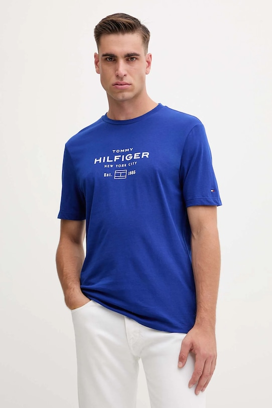 Хлопковая футболка Tommy Hilfiger, синий
Хлопковая футболка Tommy Hilfiger, синий
