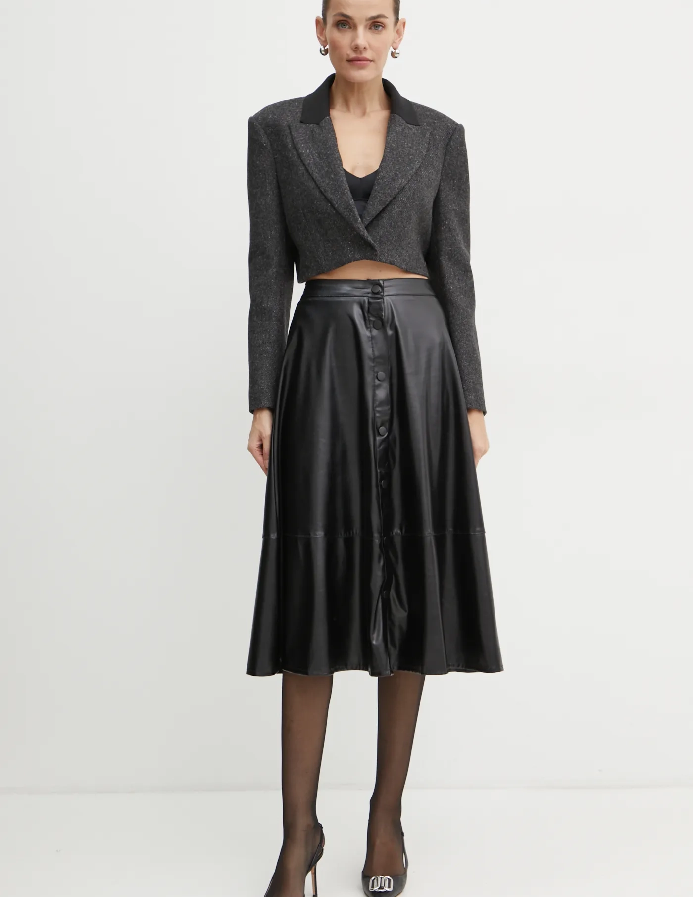 Блейзер с добавлением шерсти Patrizia Pepe, серый
Блейзер с добавлением шерсти Patrizia Pepe, серый