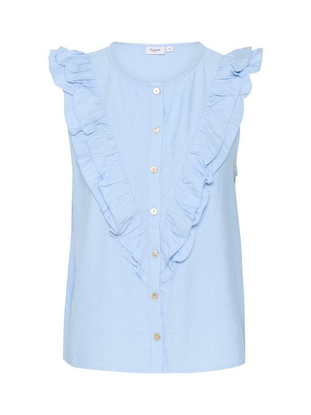Футболка Klaudia с рюшами Saint Tropez, Chambray Blue
Футболка Klaudia с рюшами Saint Tropez, Chambray Blue
