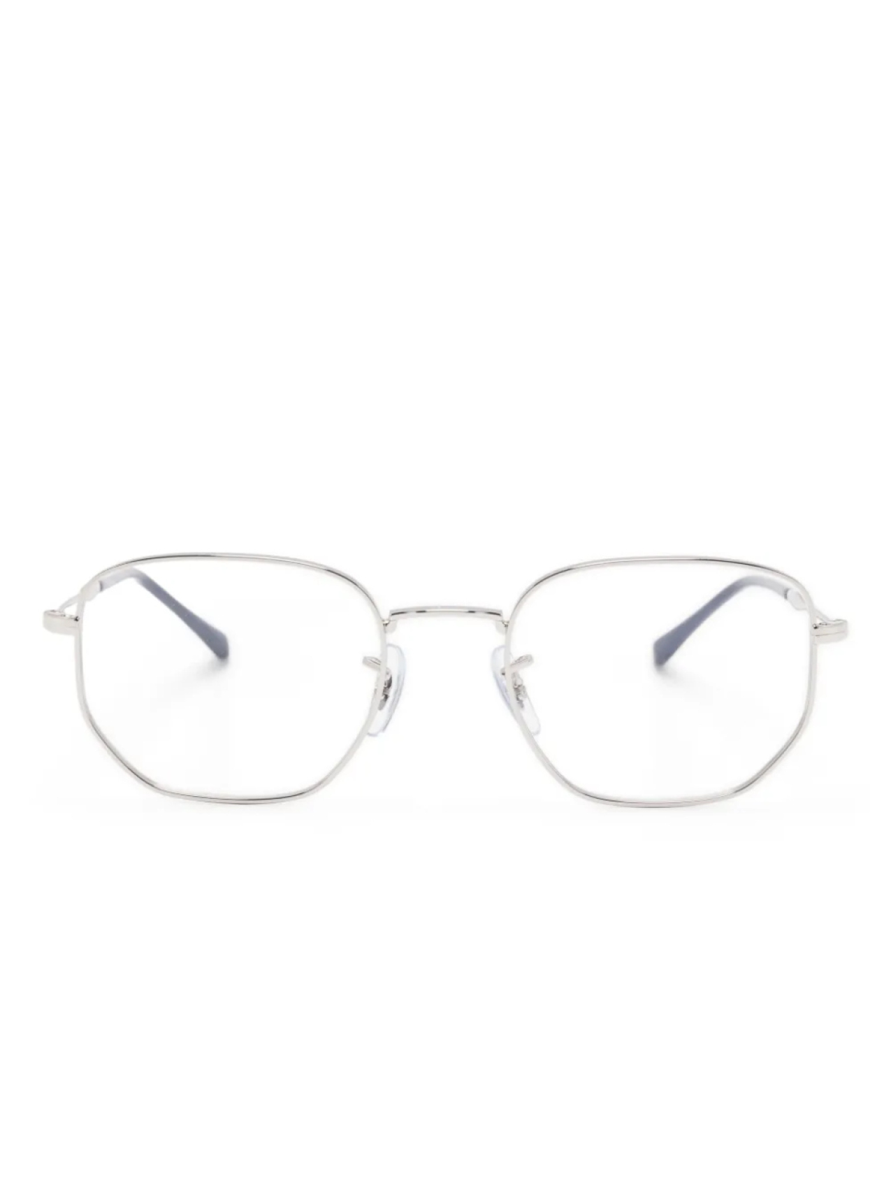 Очки в геометричной оправе Ray-Ban, серебряный
Очки в геометричной оправе Ray-Ban, серебряный