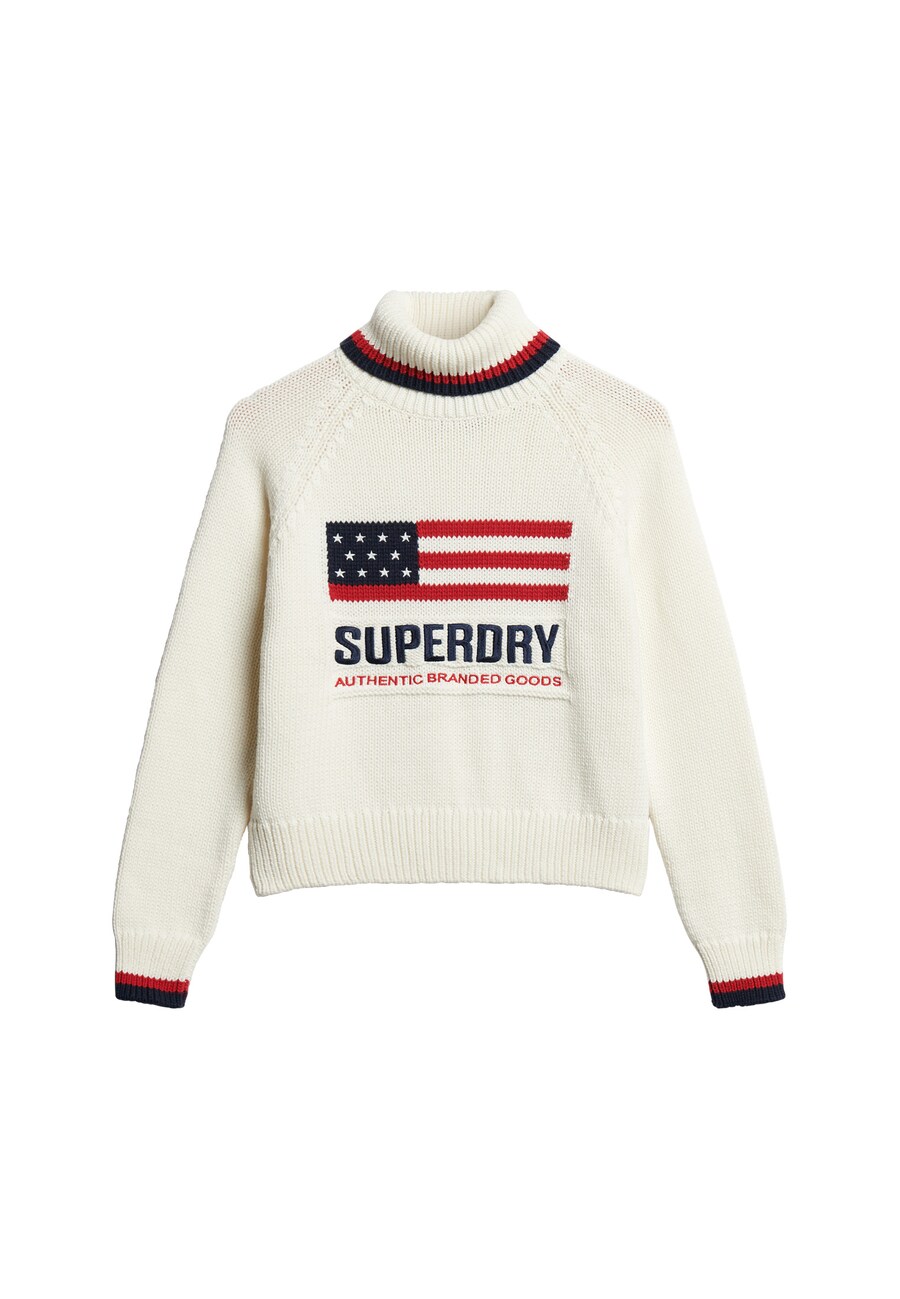 Водолазка Superdry Sweater, кремовый
Водолазка Superdry Sweater, кремовый