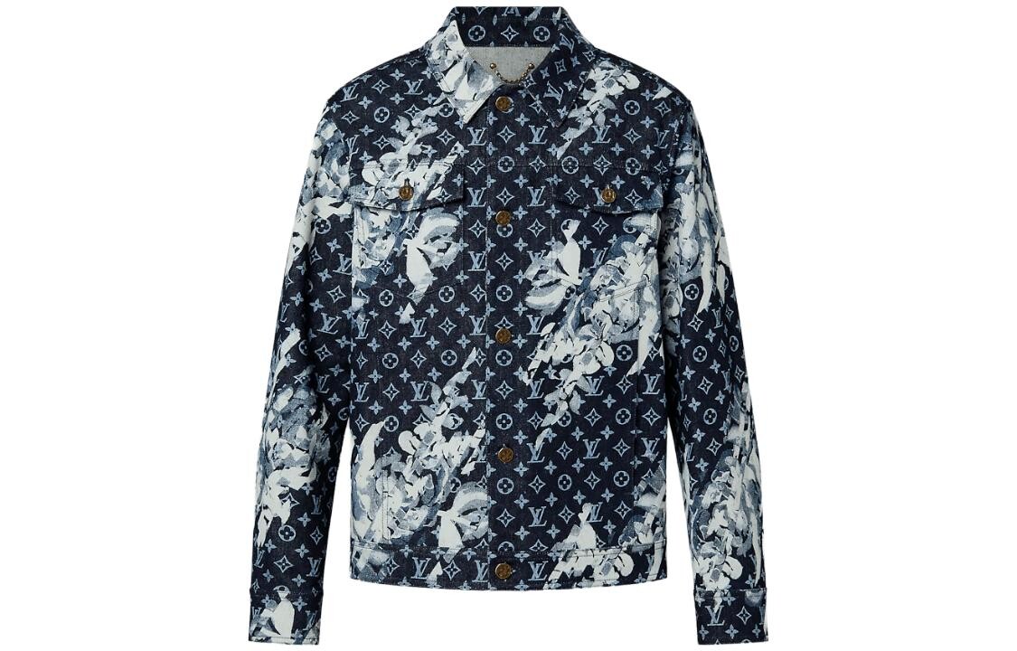 Куртка мужская Louis Vuitton с принтом и логотипом, синий / белый
Куртка мужская Louis Vuitton с принтом и логотипом, синий / белый