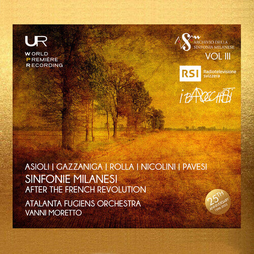 CD диск Asioli / Gazzaniga / Atalanta Fugiens Orchestra: Sinfonie Milanesi After the French Revolution
CD диск Asioli / Gazzaniga / Atalanta Fugiens Orchestra: Sinfonie Milanesi After the French Revolution