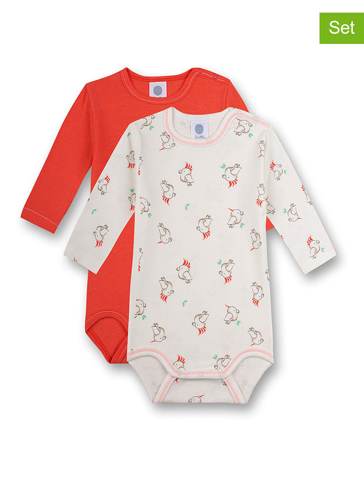 Sanetta Комплект из 2 боди: бело-красные
Sanetta Комплект из 2 боди: бело-красные