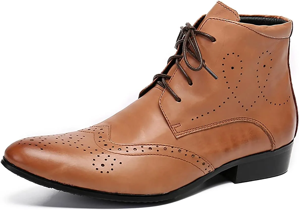 Мужские ботинки Santimon Chelsea Oxford из натуральной кожи с заостренным носком, шнуровкой, стильные, удобные, повседневные и формальные
Мужские ботинки Santimon Chelsea Oxford из натуральной кожи с заостренным носком, шнуровкой, стильные, удобные, повседневные и формальные