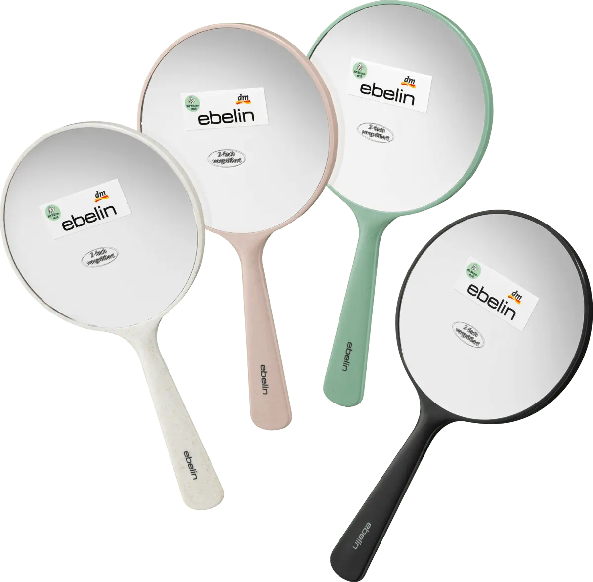 Зеркало ручное с увеличением 2х 1 шт. ebelin 
Зеркало ручное с увеличением 2х 1 шт. ebelin