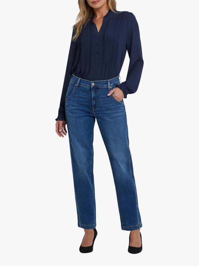 Прямые джинсы Brooke Loose NYDJ, Opera Blue
Прямые джинсы Brooke Loose NYDJ, Opera Blue