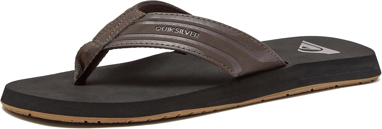 Мужские шлепанцы Quiksilver Monkey Wrench, спортивные с поддержкой свода стопы, размеры 6-15, мужские шлепки-сланцы, черный/коричневый
Мужские шлепанцы Quiksilver Monkey Wrench, спортивные с поддержкой свода стопы, размеры 6-15, мужские шлепки-сланцы, черный/коричневый