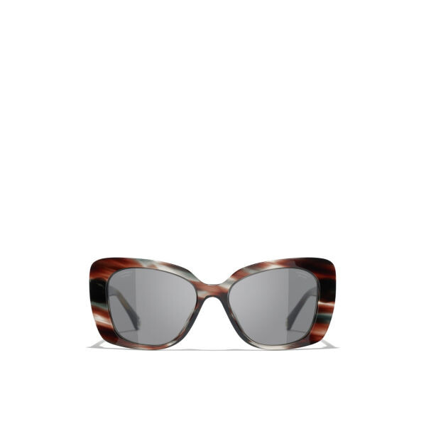 Прямоугольные солнцезащитные очки Chanel, серый
Прямоугольные солнцезащитные очки Chanel, серый