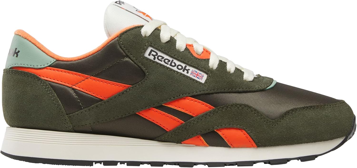 Мужские кроссовки Reebok Classic Nylon, зеленый/оранжевый
Мужские кроссовки Reebok Classic Nylon, зеленый/оранжевый