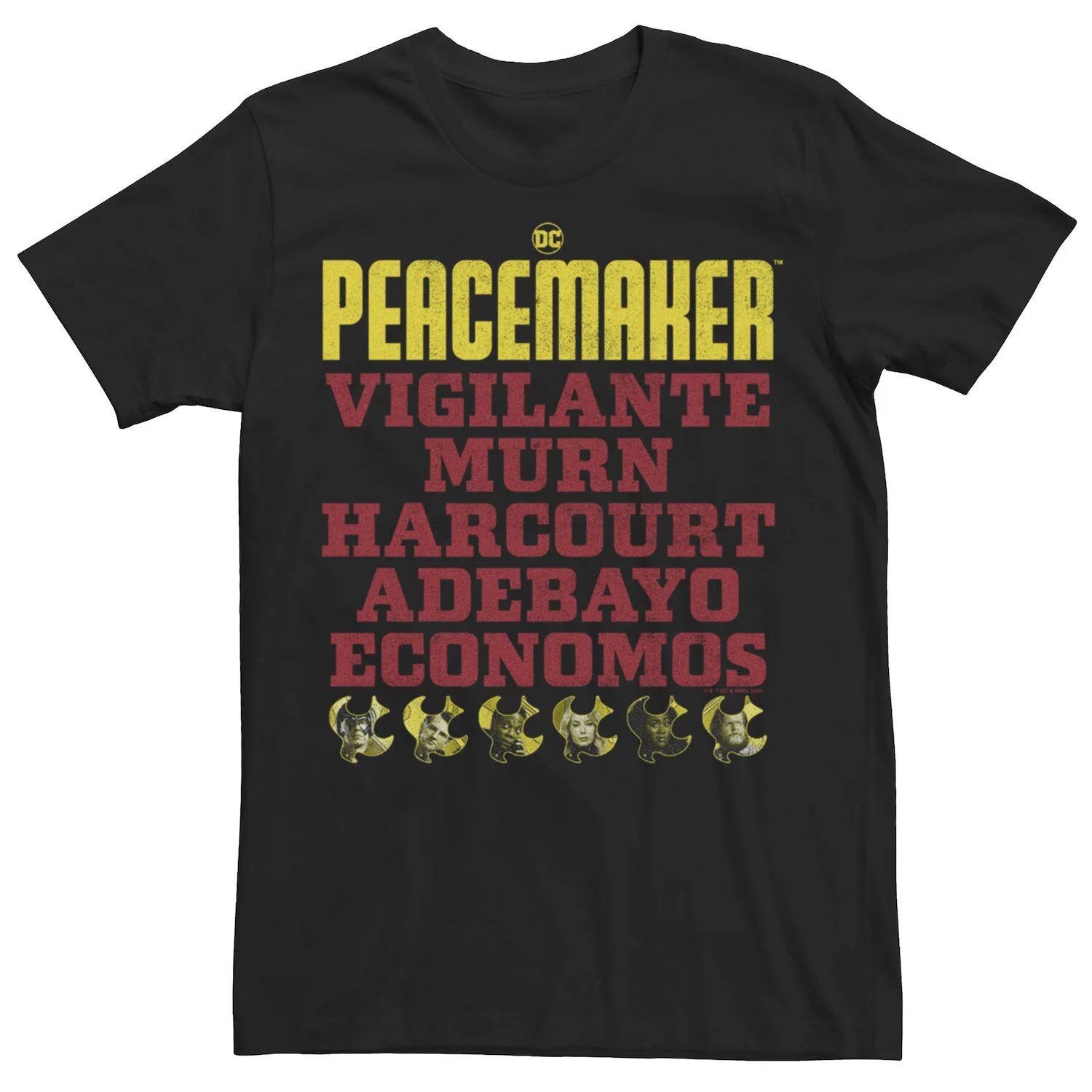Мужская футболка с названием команды DC Comics Peacemaker Team Licensed Character
Мужская футболка с названием команды DC Comics Peacemaker Team Licensed Character