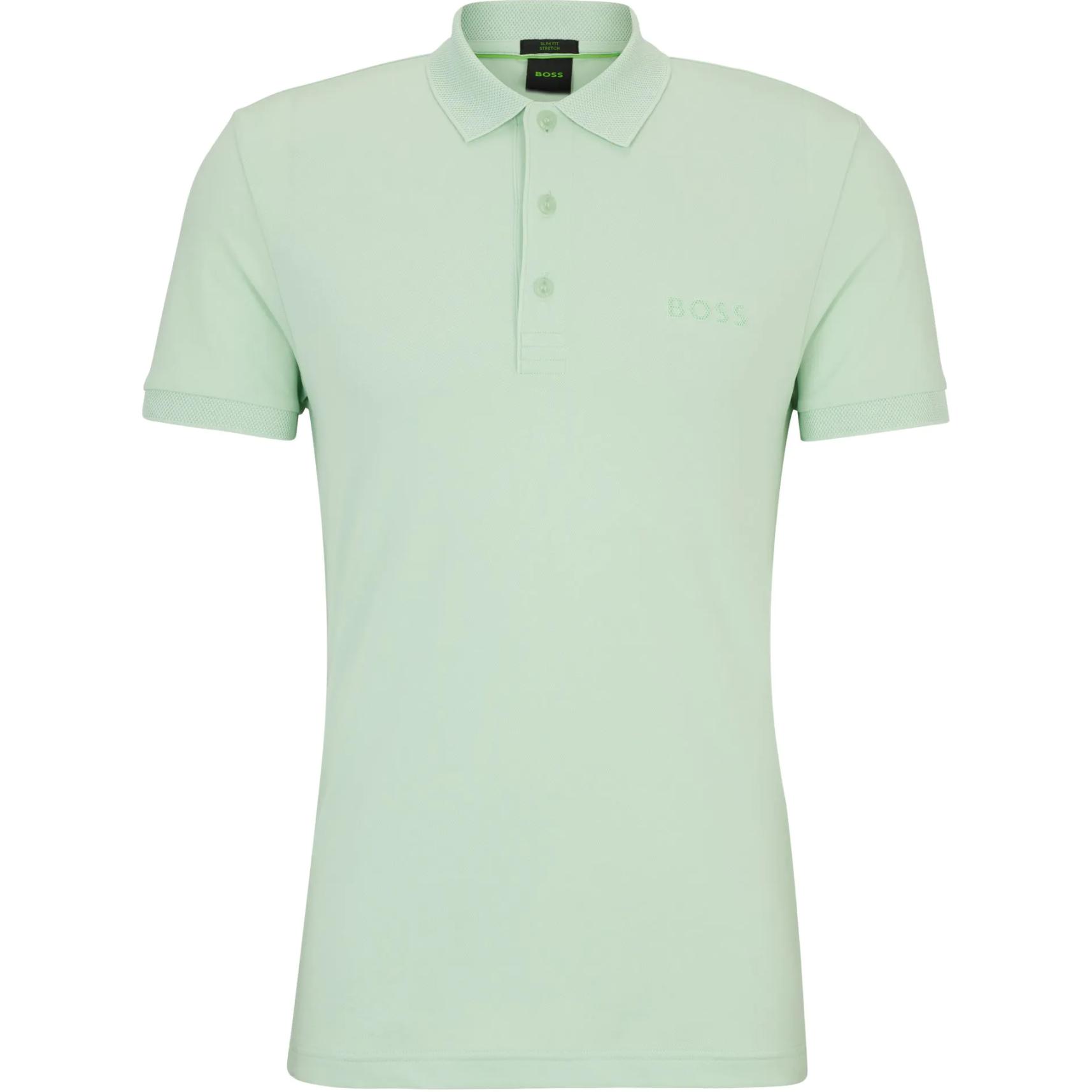 Футболка поло мужская весна-лето 2024 натуральный зеленый HUGO BOSS 
Футболка поло мужская весна-лето 2024 натуральный зеленый HUGO BOSS