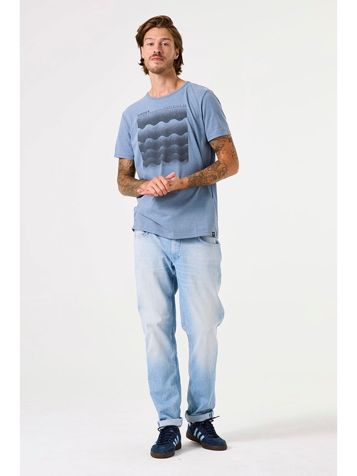 Футболка Garcia, светло-синий 
Футболка Garcia, светло-синий