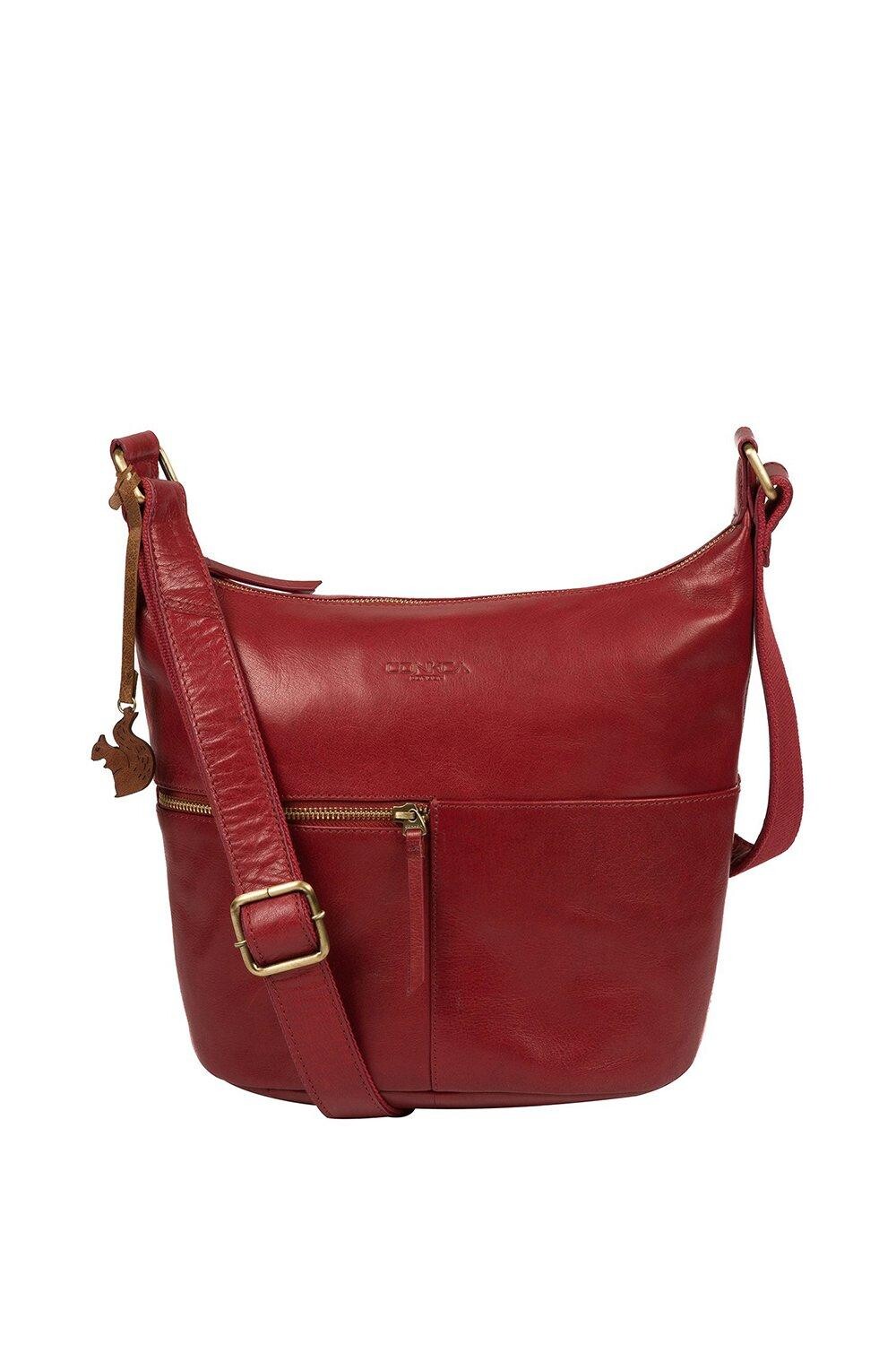 Кожаная сумка через плечо 'Kristin' Conkca London, красный
Кожаная сумка через плечо 'Kristin' Conkca London, красный