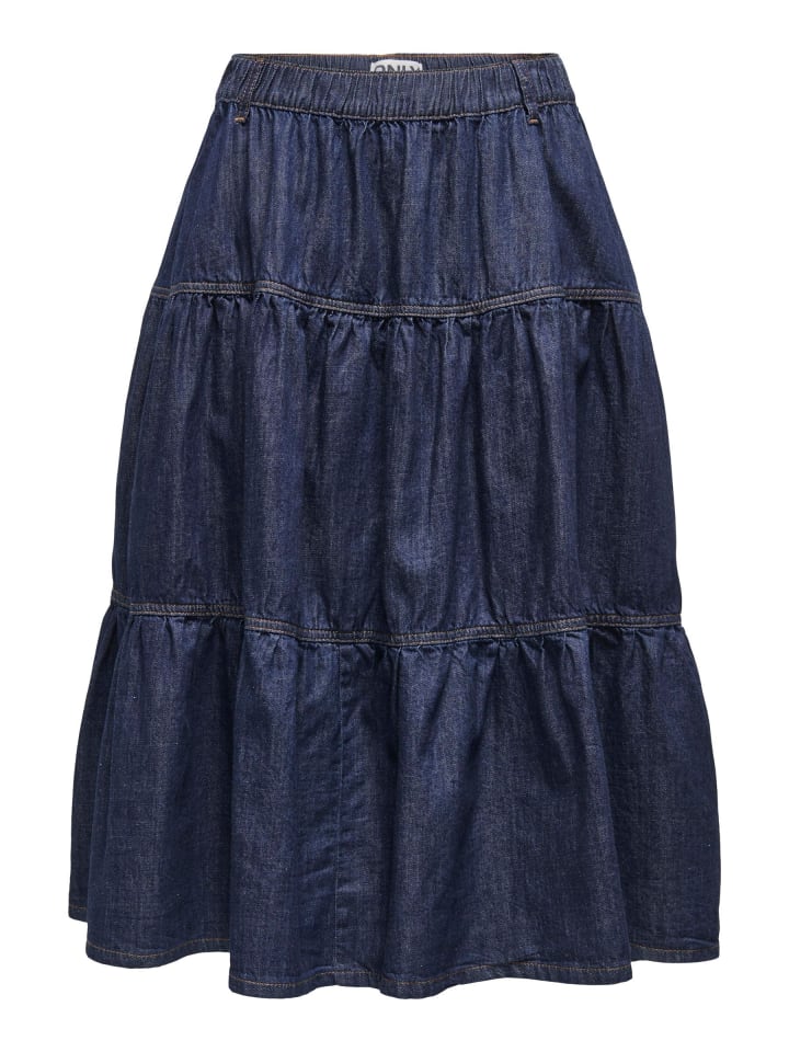 Юбка до колена ONLY, темно-синий деним
Юбка до колена ONLY, темно-синий деним