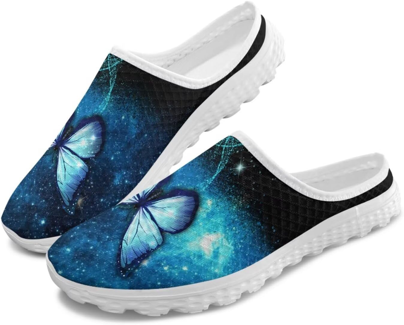 Женские мюли и сабо Tomeusey, садовая обувь, кроссовки без задника - летние сетчатые тапочки с противоскользящей подошвой, обувь для прогулок на улице, Galaxy Butterfly
Женские мюли и сабо Tomeusey, садовая обувь, кроссовки без задника - летние сетчатые тапочки с противоскользящей подошвой, обувь для прогулок на улице, Galaxy Butterfly