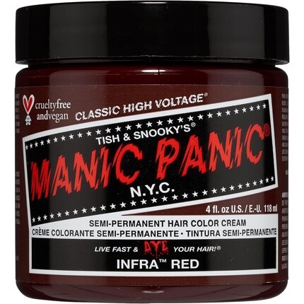 Классическая кремовая формула высокого напряжения Инфракрасный 118 мл, Manic Panic
Классическая кремовая формула высокого напряжения Инфракрасный 118 мл, Manic Panic