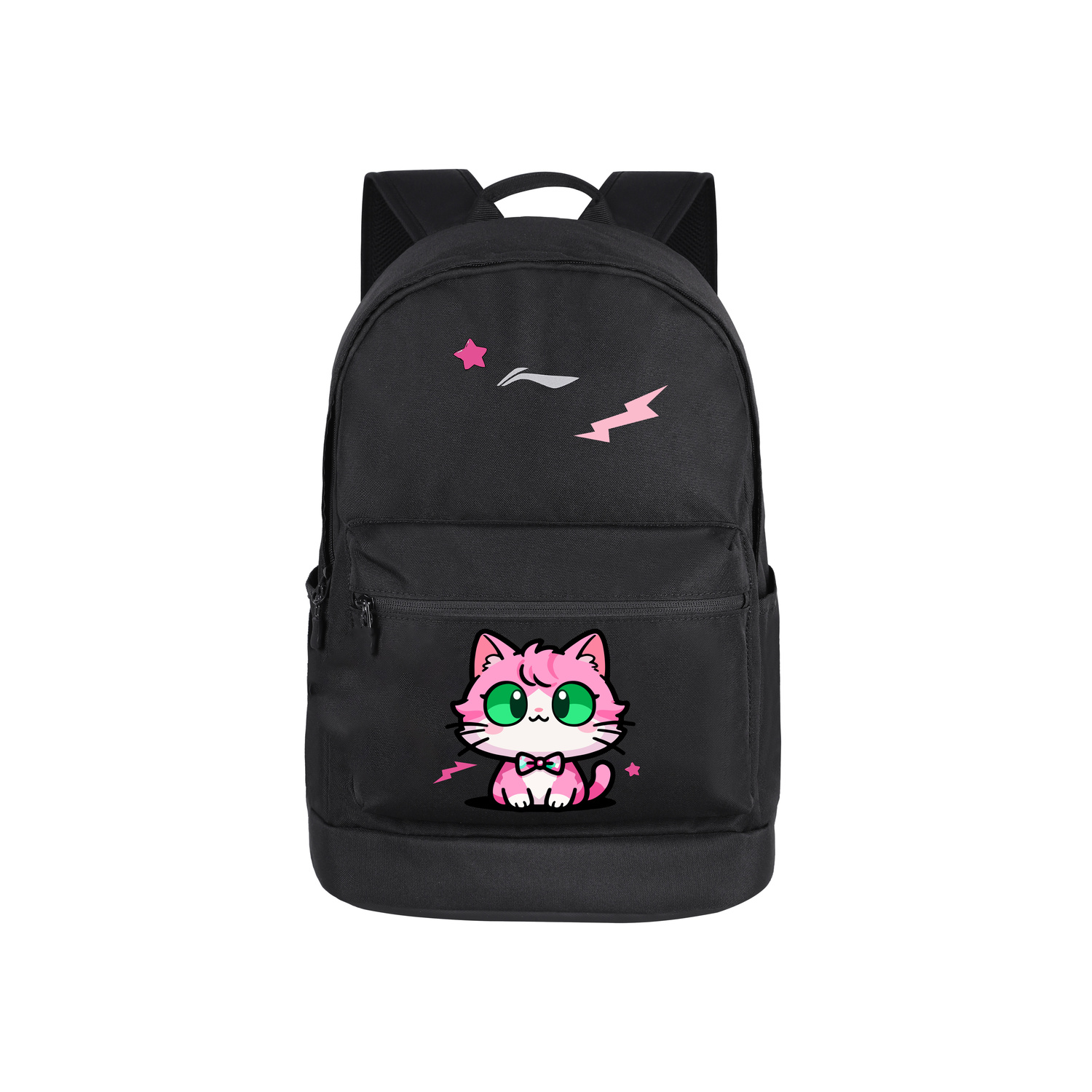 Спортивный рюкзак из полиэстера унисекс черный LINING, зеленый-Eyed Kitten
Спортивный рюкзак из полиэстера унисекс черный LINING, зеленый-Eyed Kitten