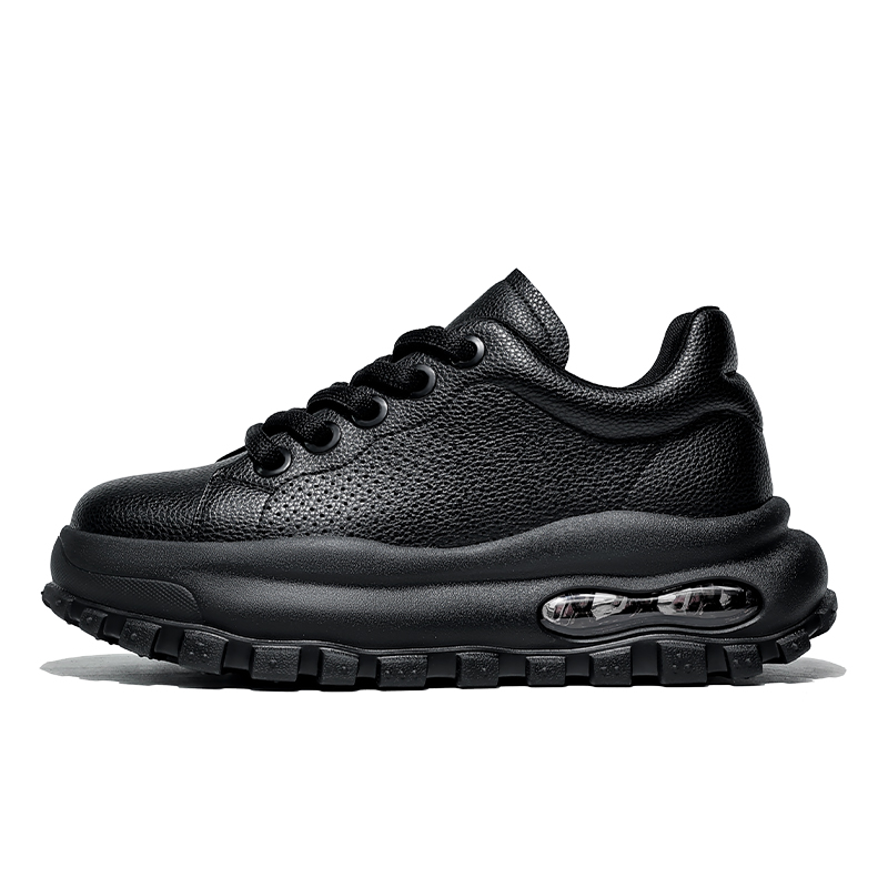 MOERBAI Маршмеллоу дышащие низкие повседневные туфли для увеличения роста мужские черные, цвет Black 
MOERBAI Маршмеллоу дышащие низкие повседневные туфли для увеличения роста мужские черные, цвет Black