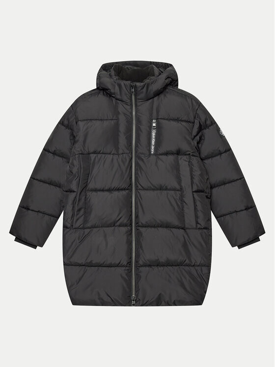 Пуховик свободного кроя Calvin Klein Jeans, черный 
Пуховик свободного кроя Calvin Klein Jeans, черный